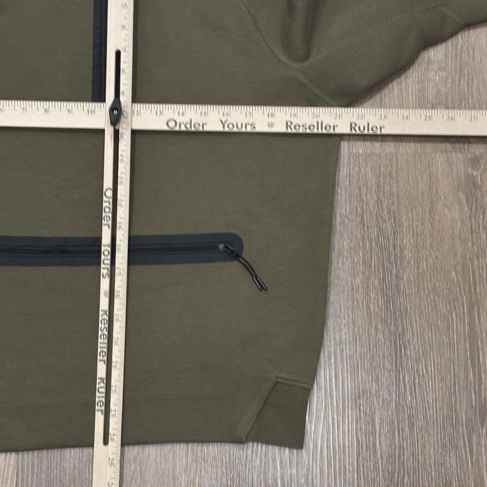 Nike Sportswear Tech Fleece 1/2 Zip Pullover Mens Medium Green - Picture 5 of 8